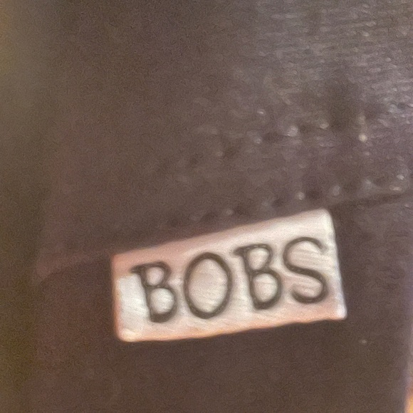 BOBS from Skechers black earth day  Slip-On Shoes flats fabric size W9 - Picture 7 of 7